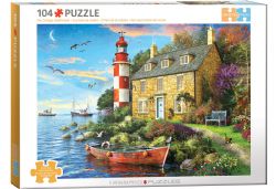 EUROGRAPHICS CASSE-TÊTE CONNEXION 104 PIÈCES - LE PHARE DU CHALET (DOMINIC DAVISON) #9704-0875